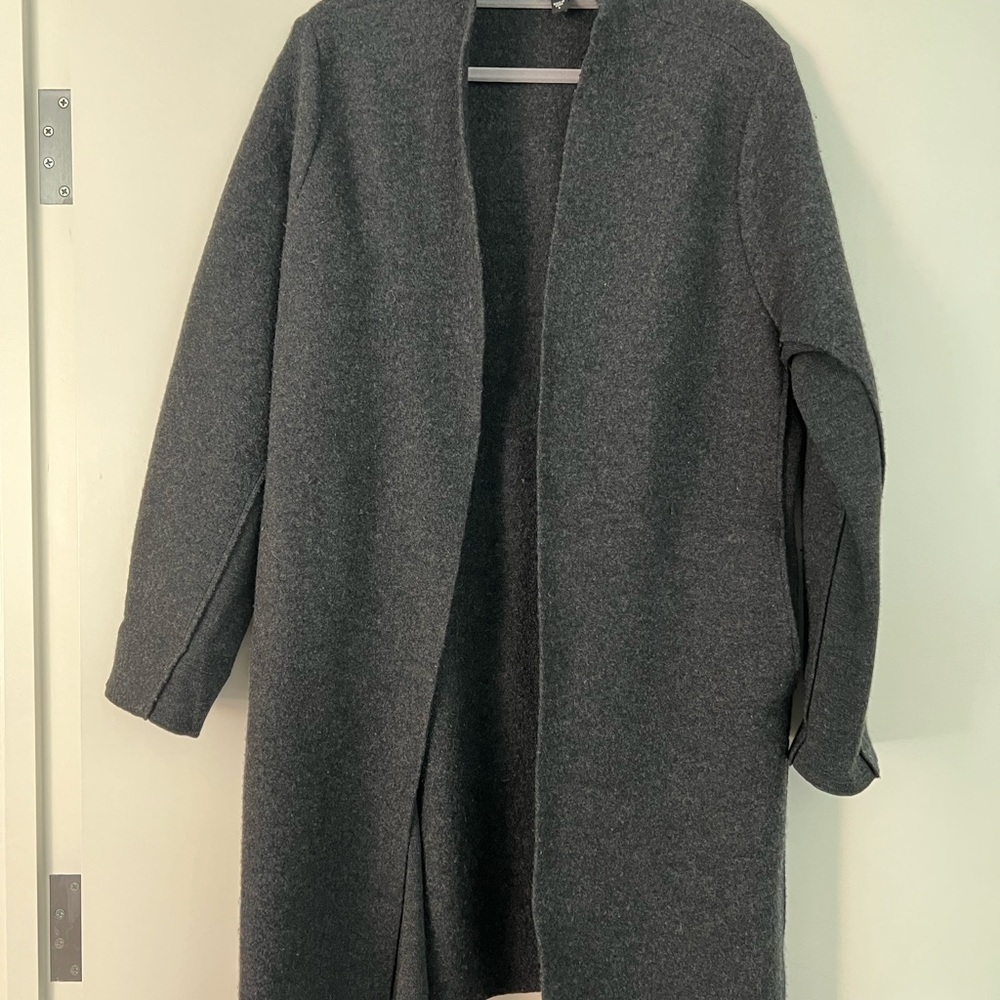 Eileen Fisher Charcoal Textured Jacket